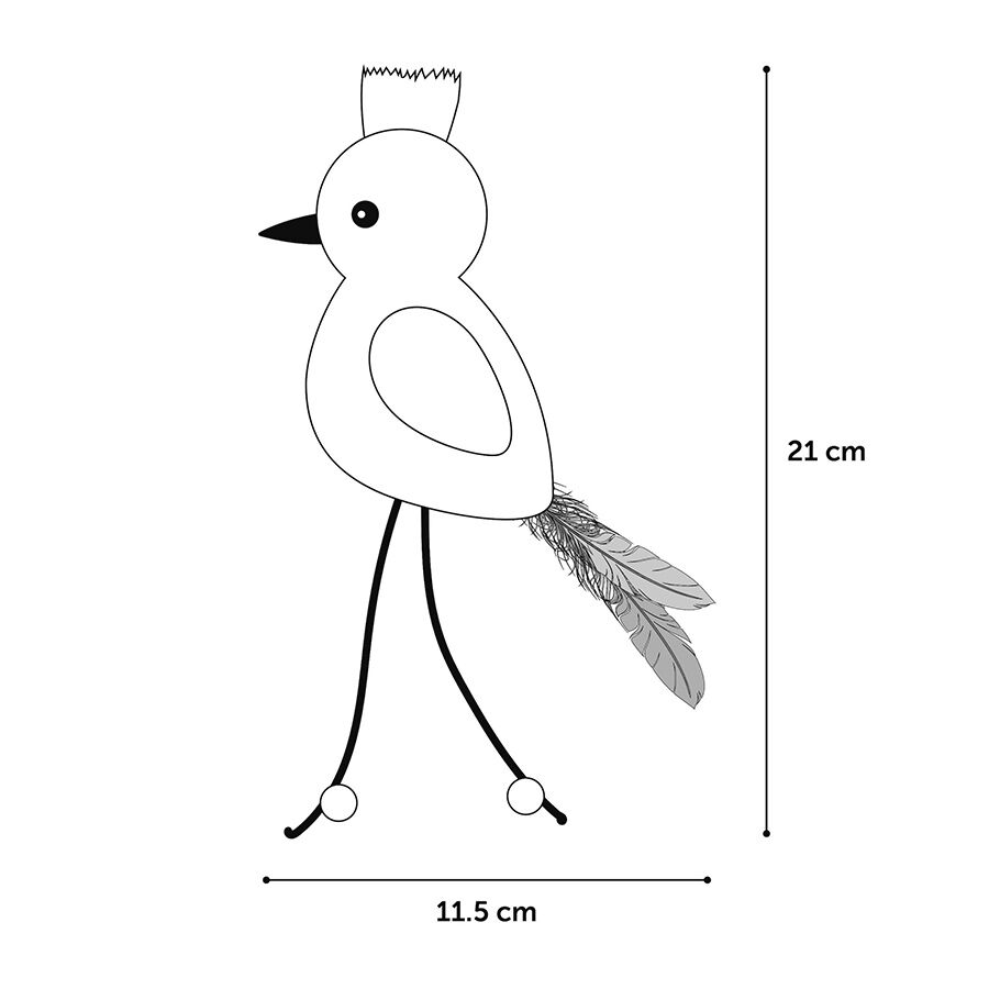 Flamingo JG aves surtidas de peluche para gatos Imagen numero 6